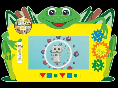 Интерактивная панель с бизибордом Service.Interactive "Лягушонок" (0-3 года) 2097059626