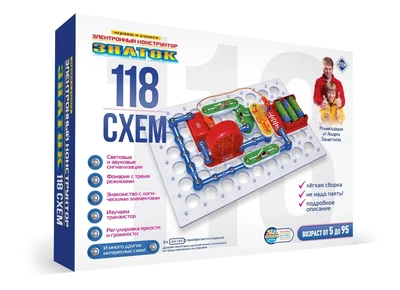 Электронный конструктор Знаток "118 схем" 1652589241