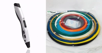 3D ручка Tiger 3D Round One + Комплект пластика ABS/PLA 60570717