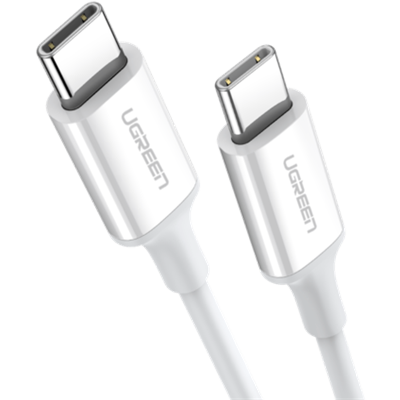 Кабель UGREEN US264 USB-C - USB-C, 60 Вт PD, 1 м (Розовый) 1318638650