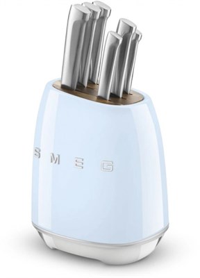 Набор ножей с подставкой SMEG KBSF02PB голубой (EAC) 2122774145