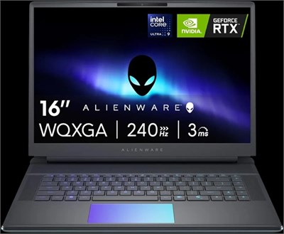 16" Ноутбук Alienware Area-51 Ultra 9 275HX 32Gb/2Tb/RTX 5070Ti бирюзовый 1948002582