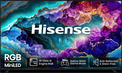 100" Телевизор Hisense 100UR8S (2026), 4K UHD, QLED, 180 Гц, Smart TV, черный (EAC) 973226926