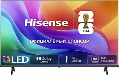 32" Телевизор Hisense 32A5S Direct LED, QLED, FullHD, 60 Гц, Smart TV, HomeOS (EAC) 1099701556