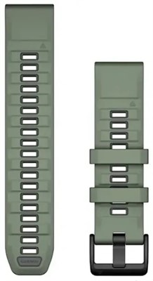 Силиконовый ремешок для Garmin Fenix 8 47mm Quickfit 22 mm (Willow/Graphite) (010-13392-04) 1536090963