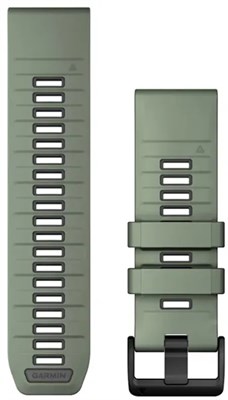 Силиконовый ремешок для Garmin Fenix 8 51mm Quickfit 26 mm (Willow/Graphite) (010-13393-04) 1242091225