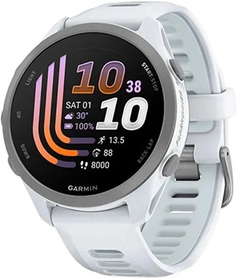 Умные часы Garmin Forerunner 170 43mm Amoled белый с белым силиконовым ремешком (010-03920-51) 1554108616
