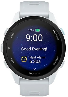 Умные часы Garmin Forerunner 70 43mm Amoled белый с белый силиконовым ремешком (010-04307-11) 362150827