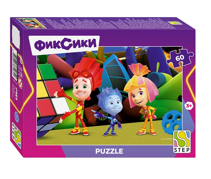 Пазл 60 "Фиксики. Новый сезон" (Аэроплан) # 81261