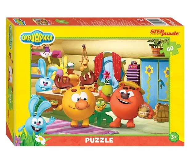 Мозаика "puzzle" 60 "Смешарики" (Мармелад Медиа) # 81149