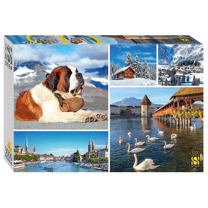 Мозаика "puzzle" 3000 "Швейцария" # 85024