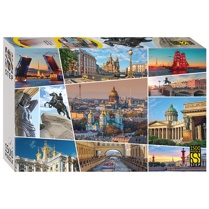 Мозаика "puzzle" 1500 "Санкт-Петербург. Город белых ночей" # 83078