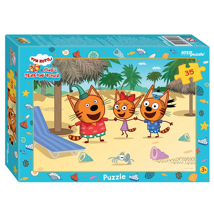 Мозаика "puzzle" 35 "Три кота (new 1)" (АО "СТС") # 91446