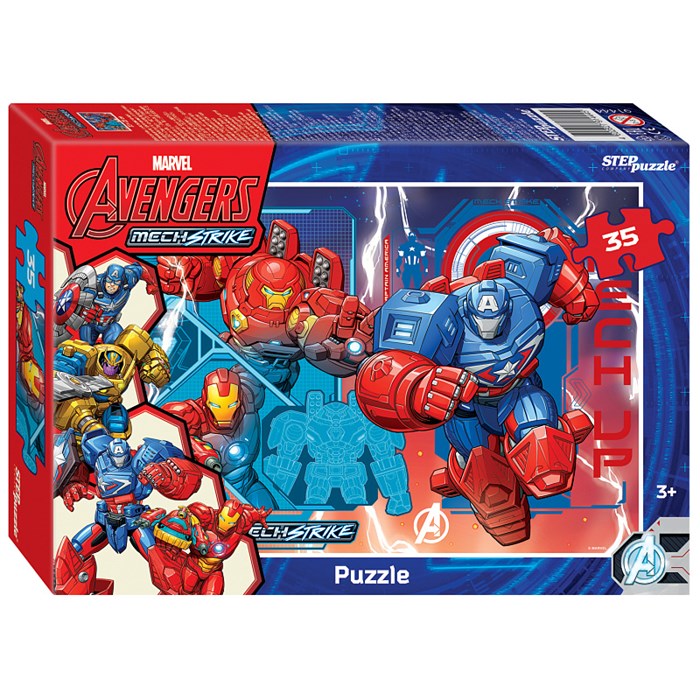 Мозаика "puzzle" 35 Avengers MECH Strike (Марвел) # 91444