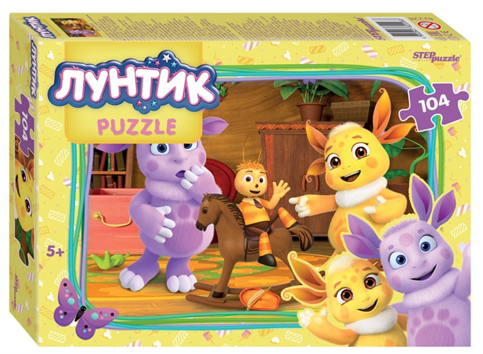 Мозаика "puzzle" 104 "Лунтик (new 1)" (Мельница) # 82228