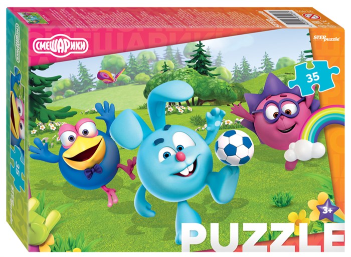 Мозаика "puzzle" 35 "Смешарики (new)" (Мармелад Медиа) # 91403