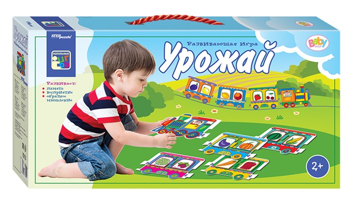 Напольные паровозики Урожай (Baby Step) # 70115