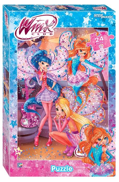 Мозаика puzzle maxi 24 Winx (Rainbow) # 90015