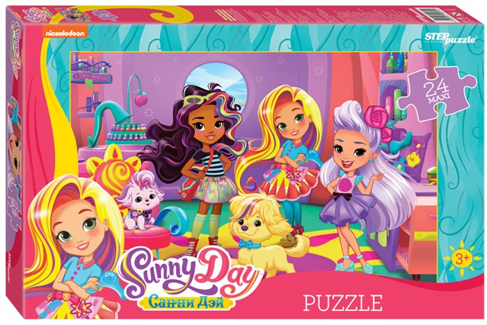 Мозаика puzzle maxi 24 Sunny Day (Никелодеон) # 90072