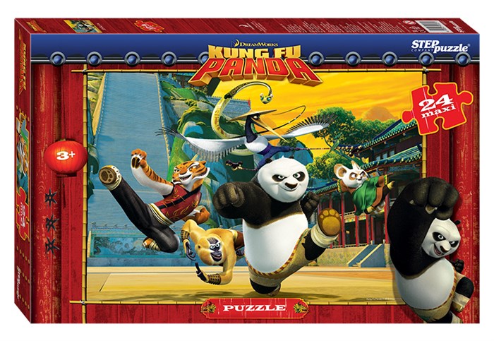 Мозаика "puzzle" maxi 24 "Кунг-фу Панда" (DreamWorks, Мульти) # 90027