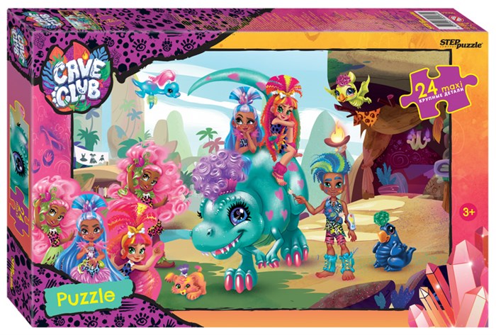 Мозаика puzzle maxi 24 Cave Club (Mattel) # 90084