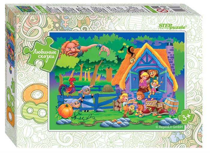 Мозаика puzzle 80 Любимые сказки # 77021