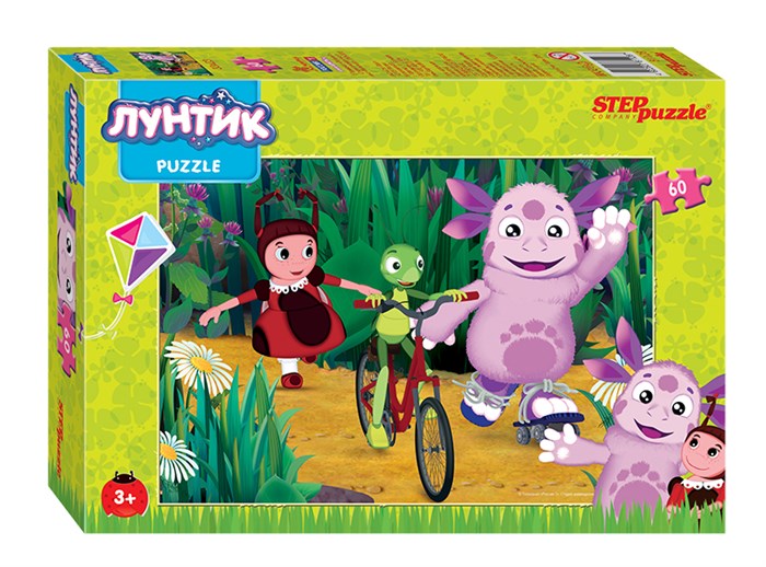 Мозаика puzzle 60 Лунтик (Мельница) # 81128