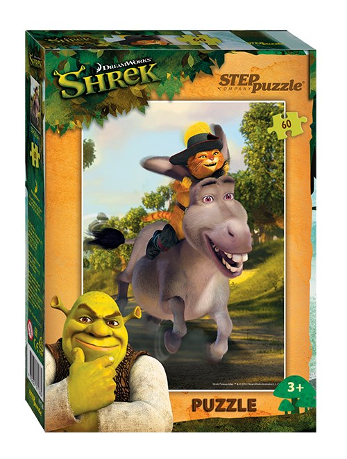 Мозаика puzzle 60 Кот в сапогах (DreamWorks, Мульти) # 81136