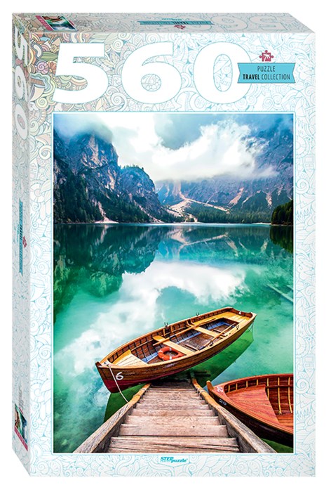 Мозаика puzzle 560 Италия. Озеро Брайес # 78108