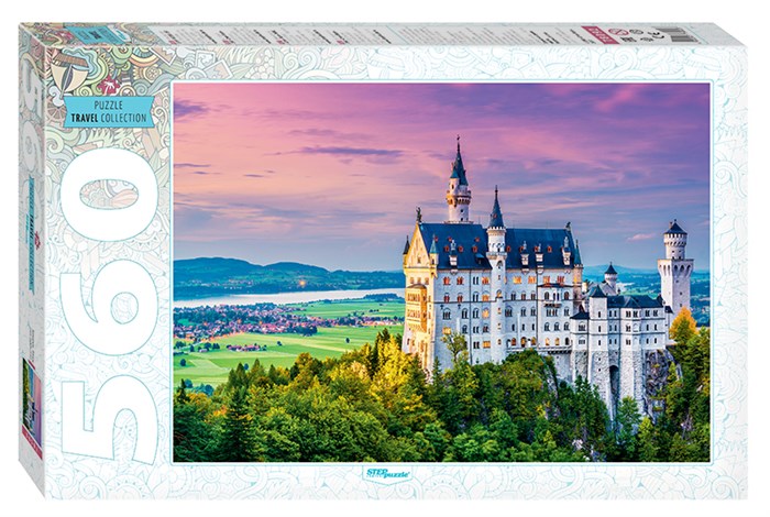 Мозаика puzzle 560 Бавария. Замок # 78092