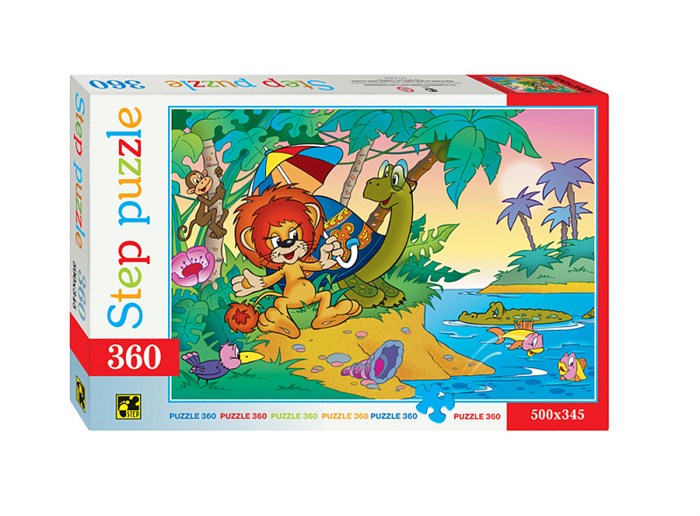 Мозаика puzzle 360 Львенок и черепаха (С/м) # 73006