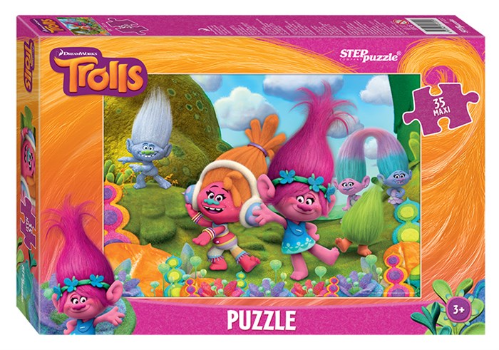Мозаика "puzzle" 35 MAXI "Trolls" (DreamWorks) # 91222