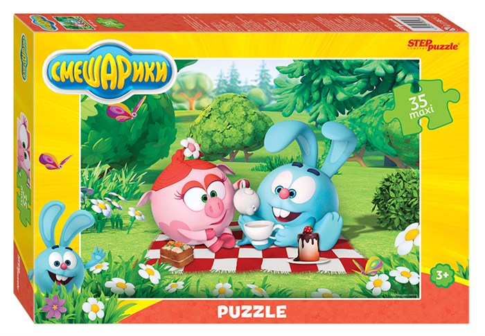Мозаика puzzle 35 MAXI Смешарики (Мармелад Медиа) # 91236