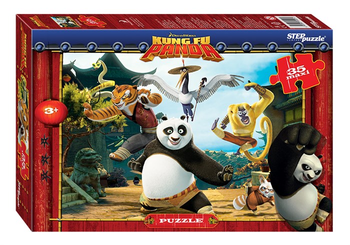Мозаика puzzle 35 MAXI Кунг-фу Панда (DreamWorks, Мульти) # 91221