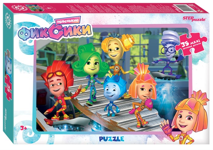 Мозаика puzzle 35 MAXI Фиксики (Аэроплан) # 91259