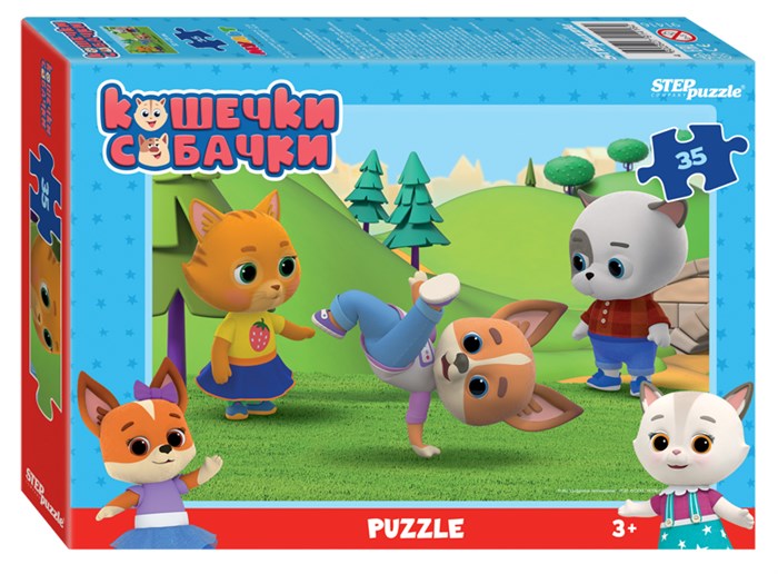 Мозаика puzzle 35 Кошечки и собачки (0+ Медиа) # 91416