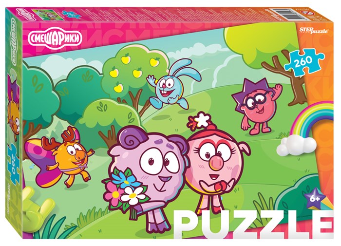 Мозаика puzzle 260 Смешарики (Мармелад Медиа) # 95107