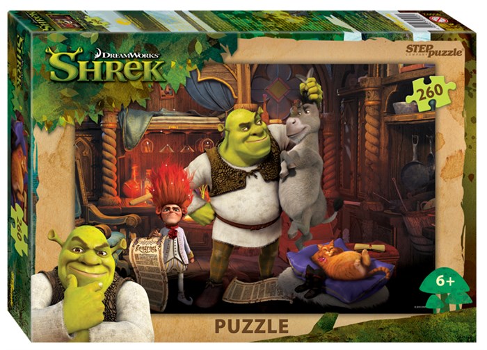 Мозаика puzzle 260 Shrek (DreamWorks, Мульти) # 95092