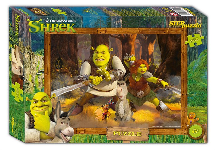 Мозаика puzzle 260 Shrek (DreamWorks, Мульти) # 95042