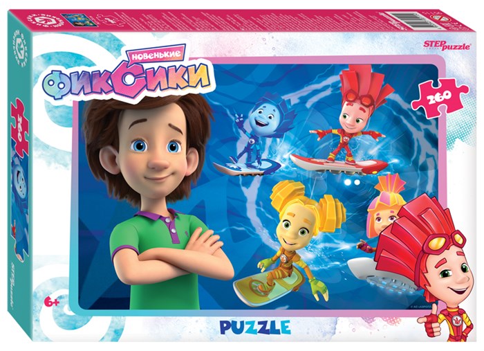 Мозаика puzzle 260 Фиксики (Аэроплан) # 95115