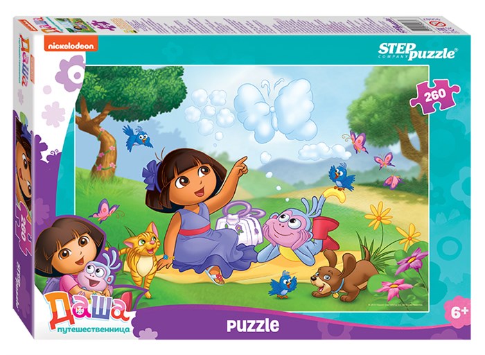 Мозаика puzzle 260 Даша-путешественница (Никелодеон) # 95087
