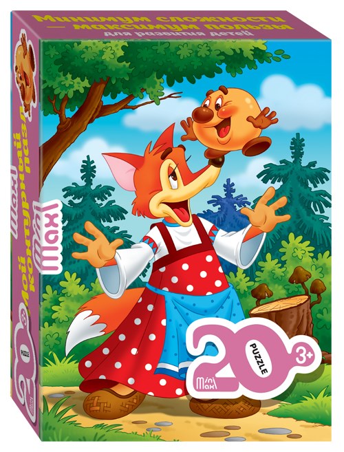 Мозаика "puzzle" 20 "Колобок" (Mini-maxi) # 88002
