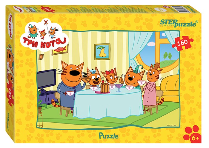 Мозаика puzzle 160 Три кота (АО СТС) # 94060