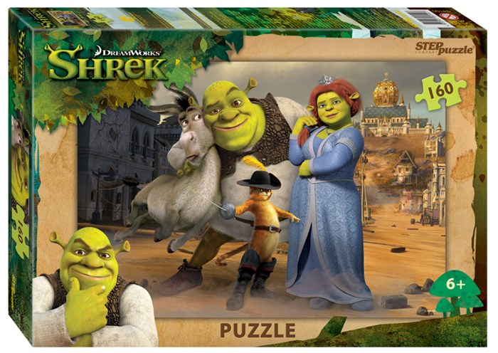 Мозаика puzzle 160 Shrek (DreamWorks, Мульти) # 94100
