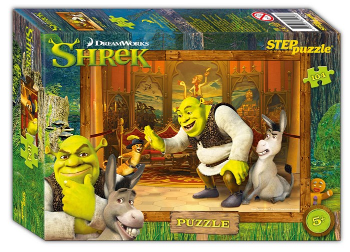 Мозаика puzzle 104 Shrek (Dreamworks, Мульти) # 82132