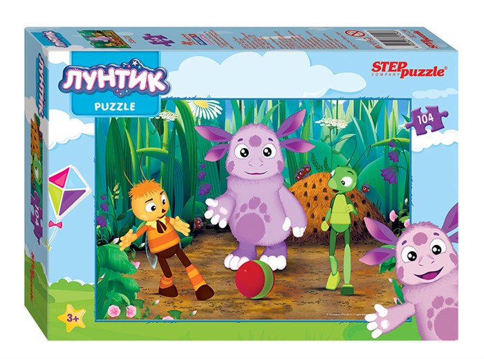 Мозаика puzzle 104 Лунтик (Мельница) # 82129