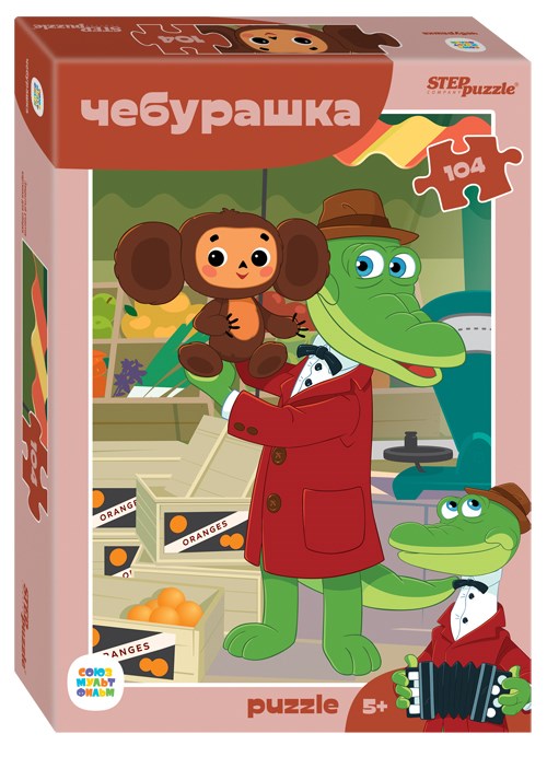 Мозаика puzzle 104 Чебурашка (С/м) # 82040