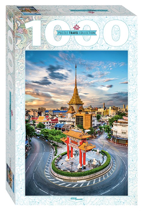 Мозаика puzzle 1000 Тайланд. Бангкок. Чайна-таун # 79148