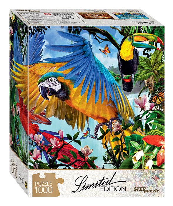 Мозаика "puzzle" 1000 "Попугаи" (Limited Edition) # 79804