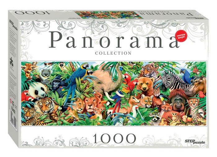 Мозаика "puzzle" 1000 "Мир животных" (Панорама) # 79402